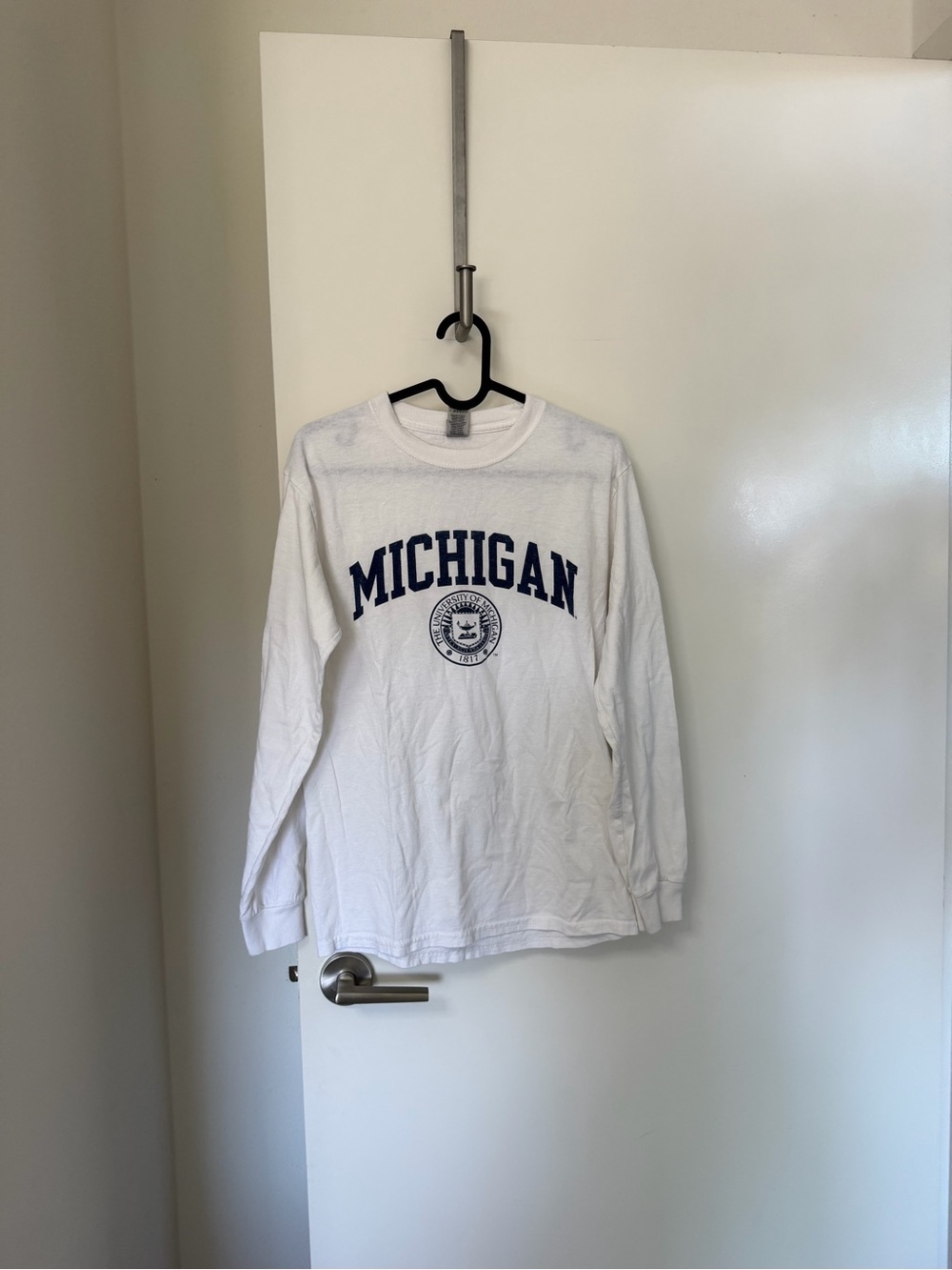 White University of Michigan Long Sleeve Tee